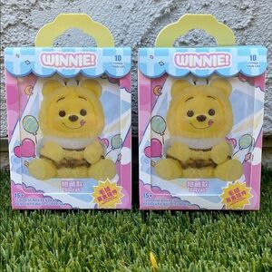MINISO X Disney: Winnie The Pooh Naughty Party Plush Keychain Blind Box (2 pcs)